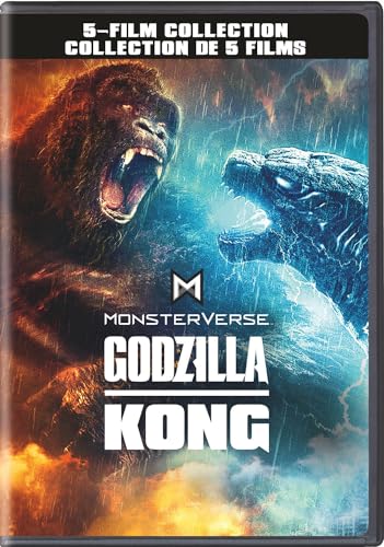 GODZILLA/KONG MONSTERVERSE  - DVD-5-FILM COLLECTION