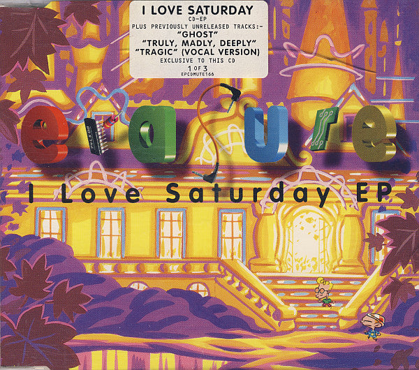 ERASURE  - I LOVE SATURDAY (CDS)