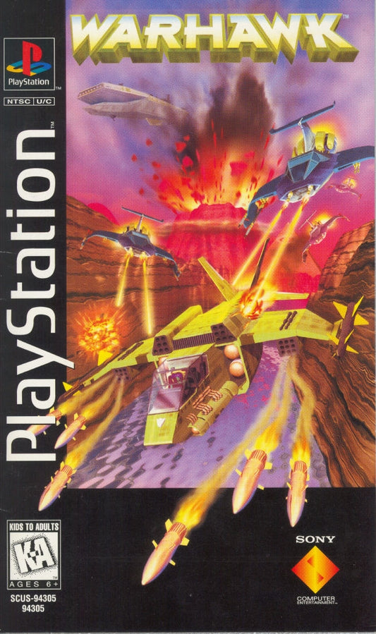 WARHAWK (LONGBOX)  - PS1