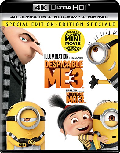 DESPICABLE ME 3 [4K ULTRA HD + BLU-RAY + DIGITAL HD] (SOUS-TITRES FRANAIS)