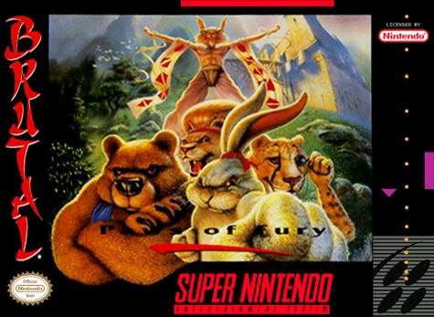 BRUTAL PAWS OF FURY  - SNES