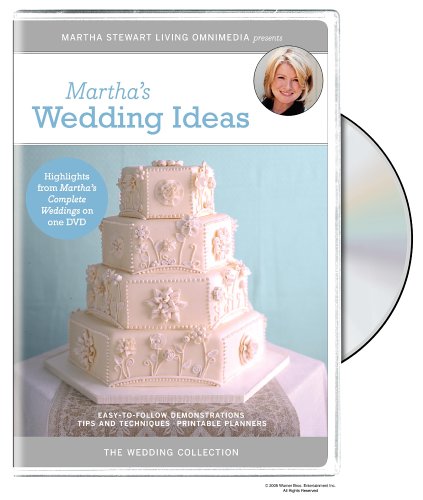 STEWART, MARTHA  - DVD-MARTHA'S WEDDING IDEAS