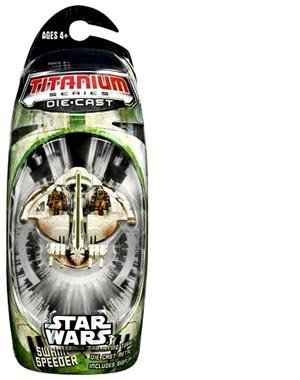STAR WARS: SWAMP SPEEDER (2007) - TITANIUM SERIES-DIE-CAST