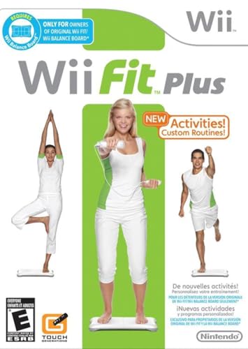 WII FIT PLUS (SOFTWARE ONLY)(SEALED) - WII
