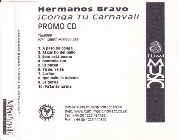 HERMANOS BRAVO  - CONGA TU CARNAVAL (CUBA)