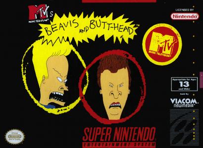 BEAVIS & BUTTHEAD  - SNES (W/BOX)