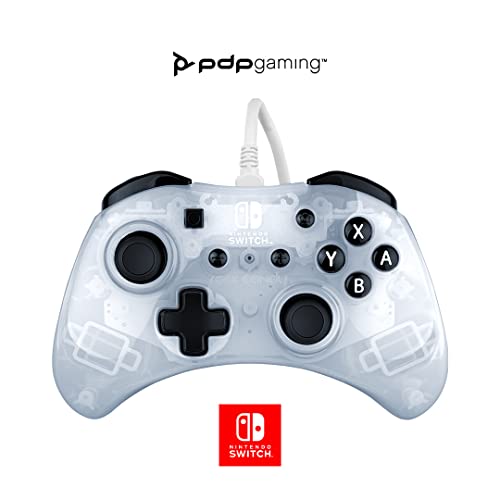 NINTENDO SWITCH WIRED CONTROLLER - SWITCH-FROST WHITE (ROCK CANDY)