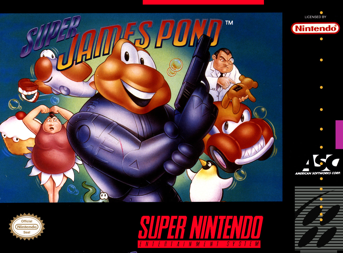 SUPER JAMES POND  - SNES