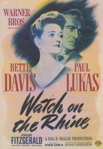 WATCH ON THE RHINE  - DVD-WARNER ARCHIVE COLLECTION