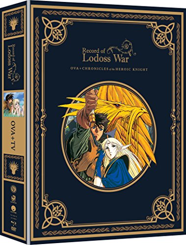 RECORD OF LODOSS WAR - COMPLETE OVA SERIES + CHRONICLES OF THE HEROIC KNIGHT - THE COMPLETE SERIES  [BLU-RAY + DVD]