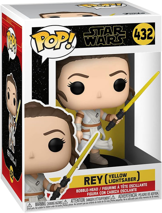 STAR WARS: REY (YELLOW LIGHTSABER) #432 - FUNKO POP!