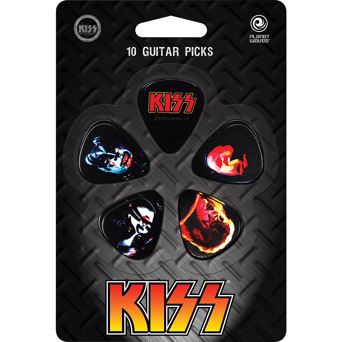 KISS: 10 GUITAR PICKS (ALIVE II) - PLANET WAVES