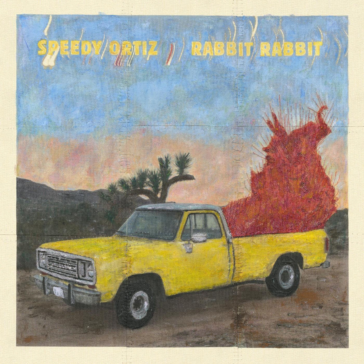 SPEEDY ORTIZ - RABBIT RABBIT (OPAQUE HOT PINK, YELLOW & LIGHT BLUE VINYL)