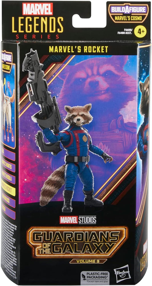 GUARDIANS OF THE GALAXY V3: ROCKET RACOON - MARVEL LEGENDS-COSMO BAF