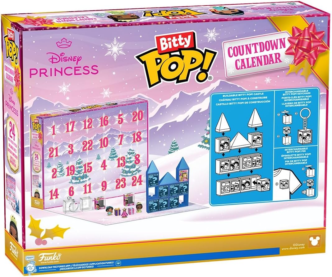 DISNEY PRINCESS: COUNTDOWN CALLENDAR - BITTY POP!