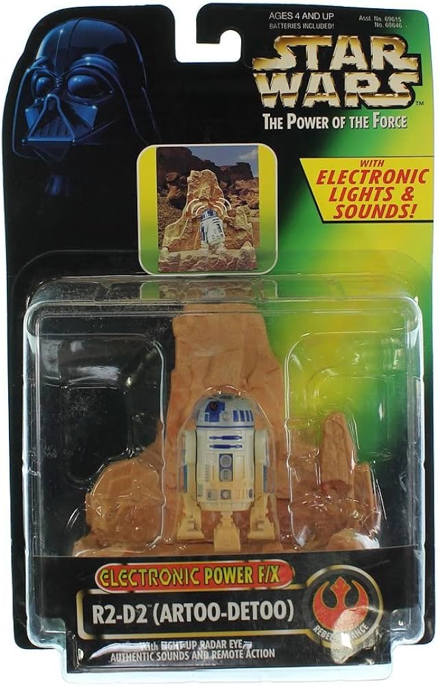 STAR WARS: R2-D2 (LIGHTS & SOUND) - 3.75" SERIES-POTF-1996