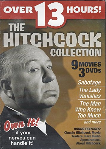 HITCHCOCK COLLECTION - DVD-9 MOVIES (3 DVD)