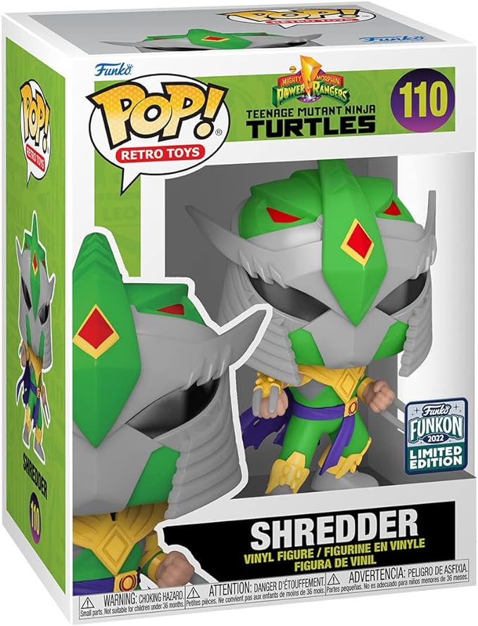 POWER RANGER/TMNT: SHREDDER #110 - FUNKO POP!-LIMITED EDITION