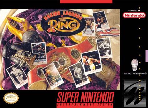 BOXING LEGENDS OF THE RING  - SNES (W/BOX & MANUAL)