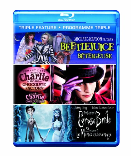 TRIPLE FEATURE (BEETLEJUICE / CHARLIE AND THE CHOCOLATE FACTORY / CORPSE BRIDE) [BLU-RAY] (BILINGUAL)