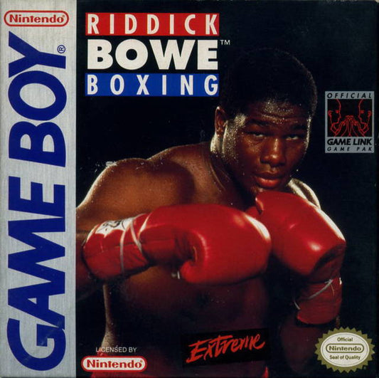 RIDDICK BOWE BOXING  - SNES (W/BOX & MANUAL)