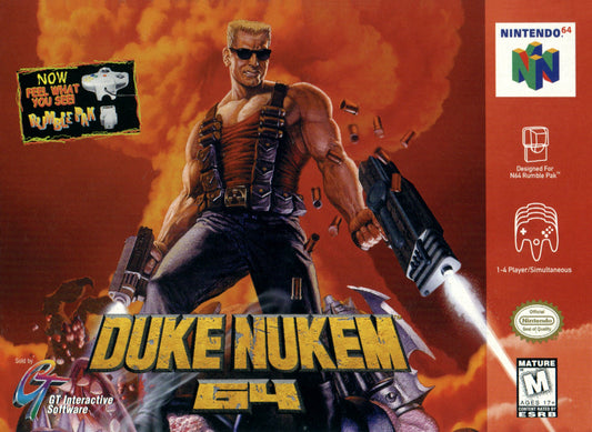 DUKE NUKEM 64  - N64 (W/BOX)