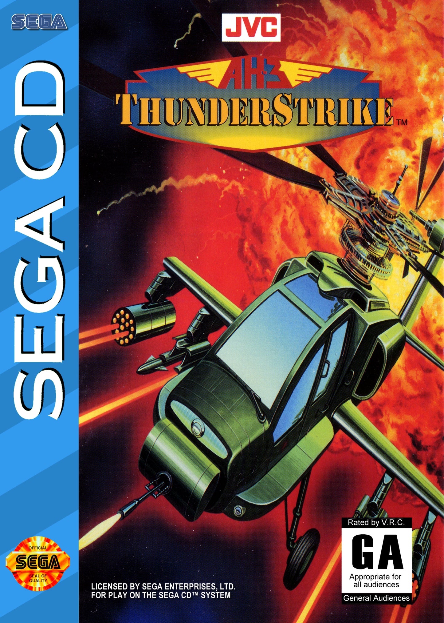 AH-3 THUNDERSTRIKE  - SEGACD