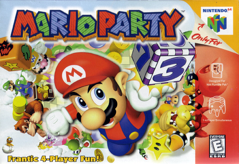 MARIO PARTY  - N64 (W/BOX & MANUAL)