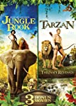 THE JUNGLE BOOK & TARZAN WITH 3 BONUS MOVIES