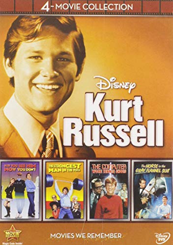 DISNEY KURT RUSSELL COLLECTION: STRONGEST MAN IN THE WORLD / COMPUTER WORE TENNIS SHOES / HORSE IN GREY FLANNEL SUIT / NOW YOU SEE HIM