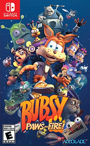 BUBSY PAWS ON FIRE NINTENDO SWITCH GAMES AND SOFTWARE