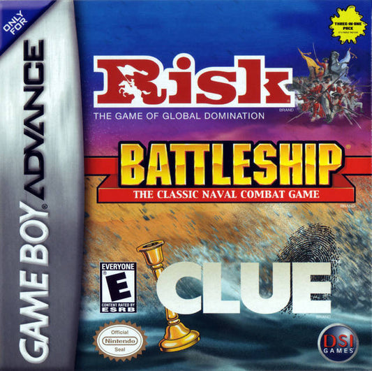 RISK/BATTLESHIP/CLUE  - GBA