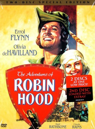 THE ADVENTURES OF ROBIN HOOD (DVD, 2010, 2-DISC SET)