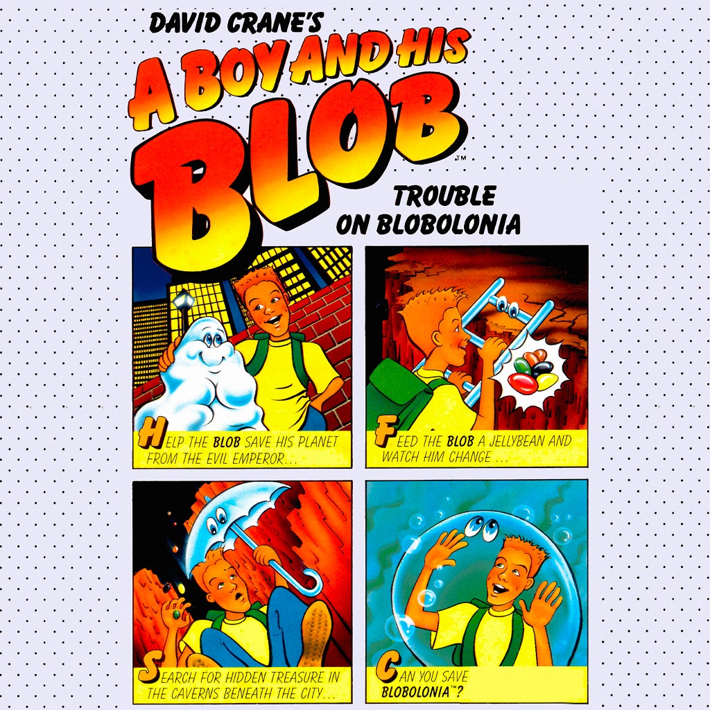 A BOY & HIS BLOB: TROUBLE ON BLOBOLONIA  - NES (W/BOX)