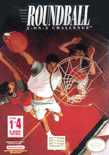 ROUNDBALL 2-ON-2 CHALLENGE  - NES