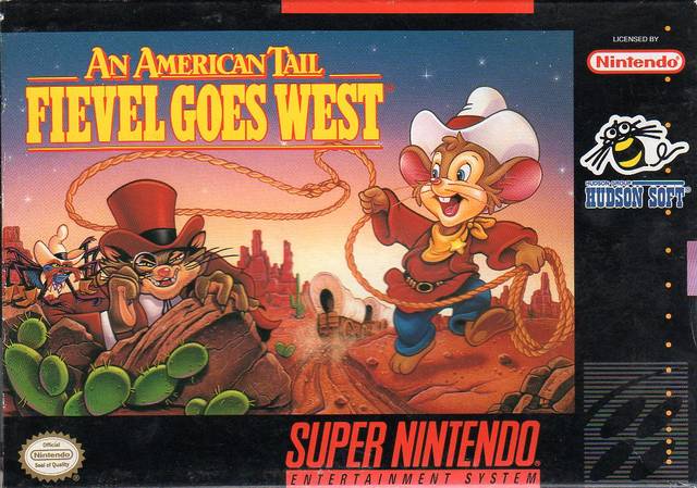 AN AMERICAN TAIL: FIEVEL GOES WEST  - SNES (W/BOX)