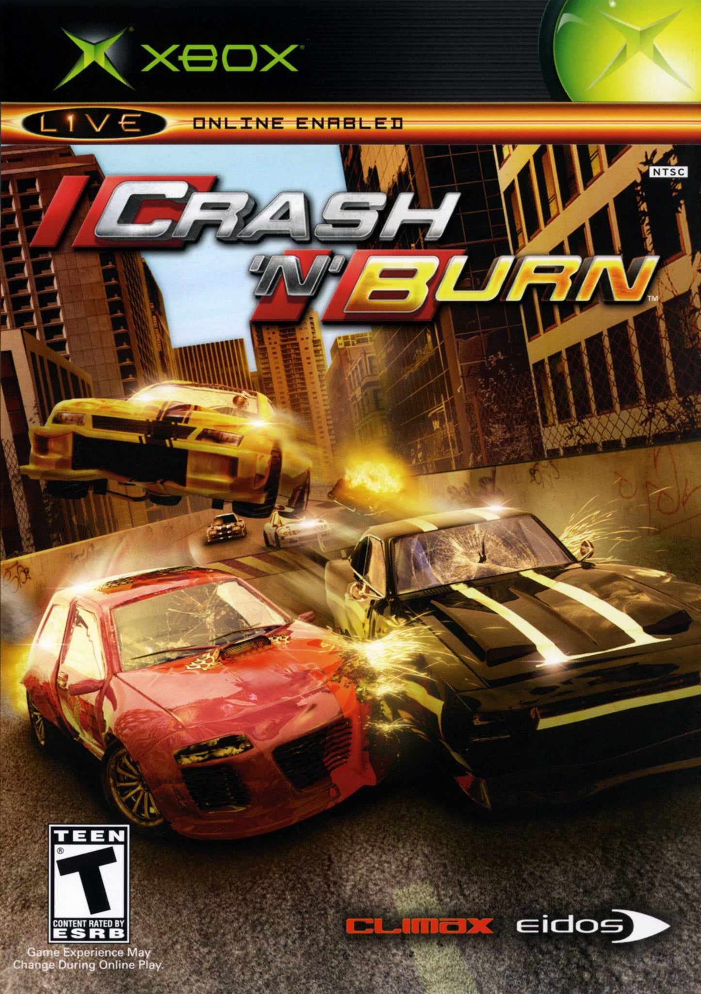 CRASH 'N' BURN  - XBOX