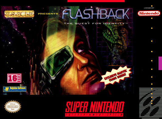 FLASHBACK: THE QUEST FOR IDENTITY  - SNES (W/BOX)