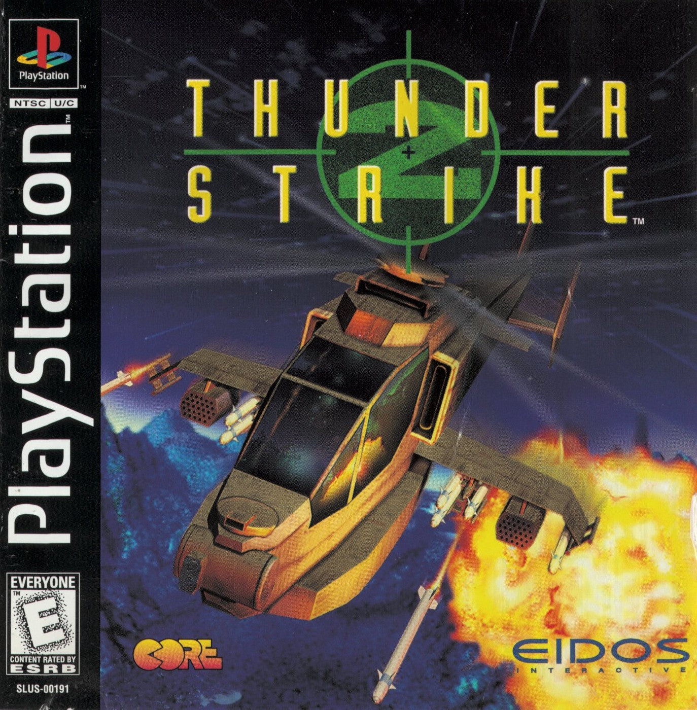 THUNDERSTRIKE 2 (LONGBOX)  - PS1