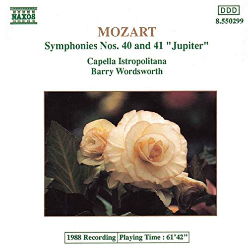 MOZART - SYMPHONIES NOS. 40 & 41 \"JUPITER\" (NAXOS