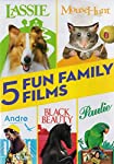 LASSIE/MOUSEHUNT/ANDRE/BLACK BEAUTY/PAUL - DVD-5 FUN FAMILY FILMS