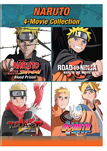 NARUTO (ANIME)  - DVD-4-MOVIE COLLECTION
