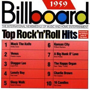 VARIOUS ARTISTS (COLLECTIONS) - BLBOARD ROCK N ROLL HITS 1959