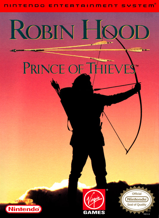 ROBIN HOOD: PRINCE OF THIEVES  - NES (W/BOX & MANUAL)