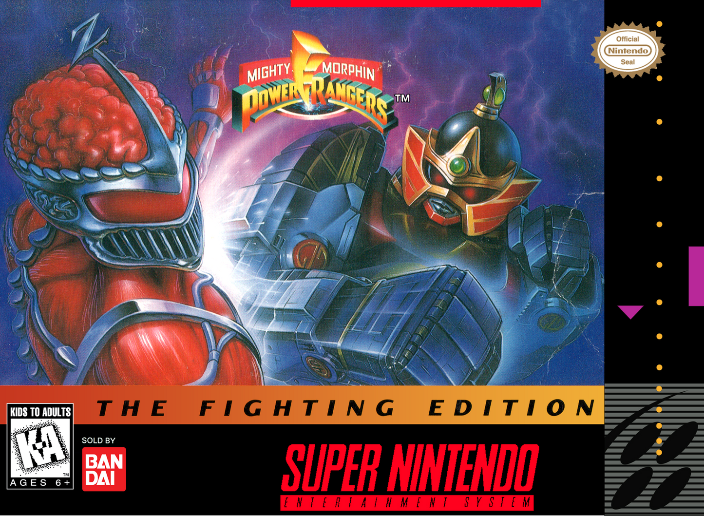 POWER RANGERS: FIGHTING EDITION  - SNES