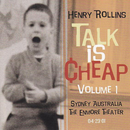 ROLLINS, HENRY  - TALK IS CHEAP VOL 1 (2CDS)