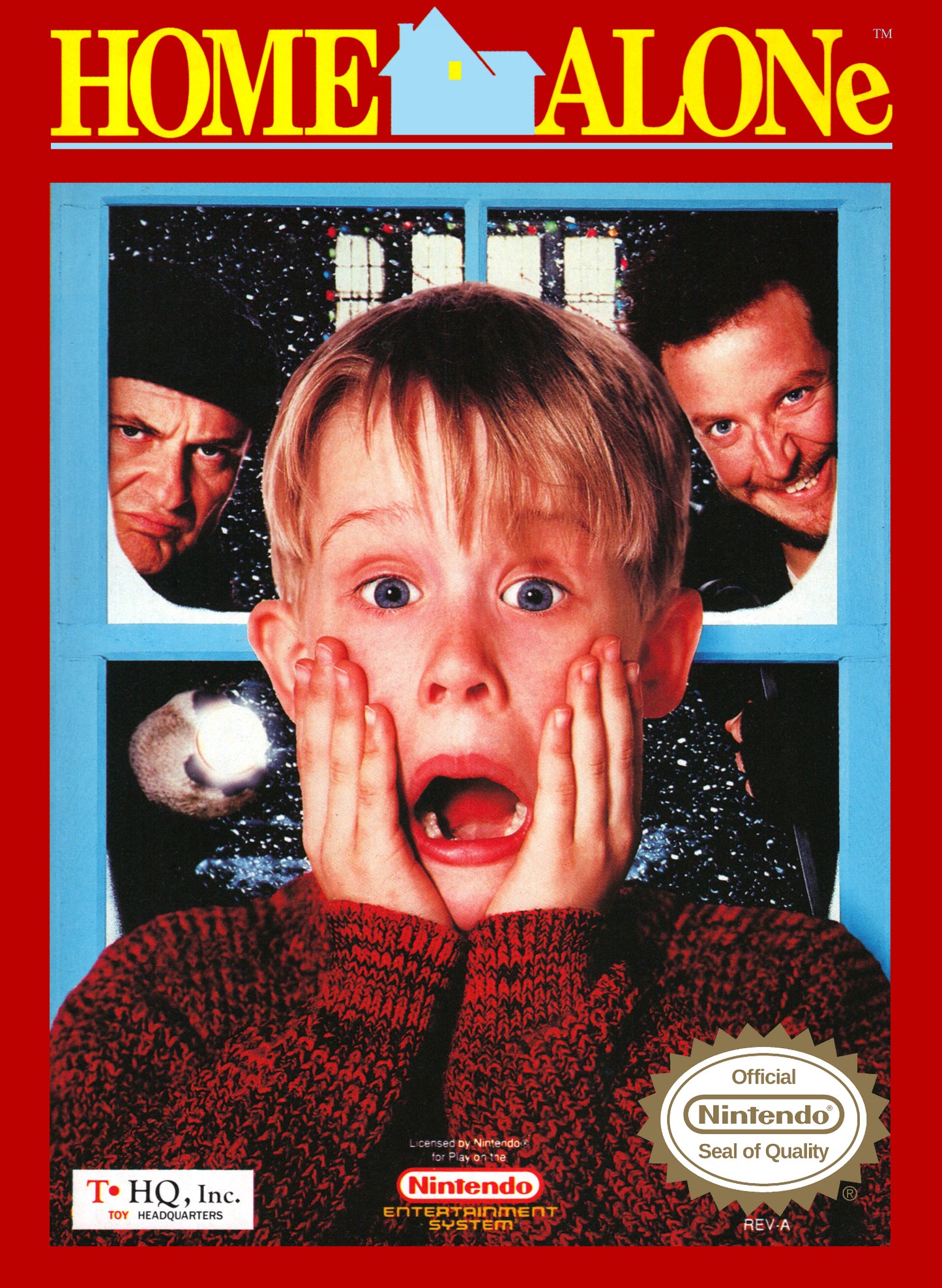 HOME ALONE  - SNES (W/BOX & MANUAL)