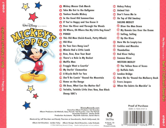VARIOUS  - MICKEY'S TOP 40