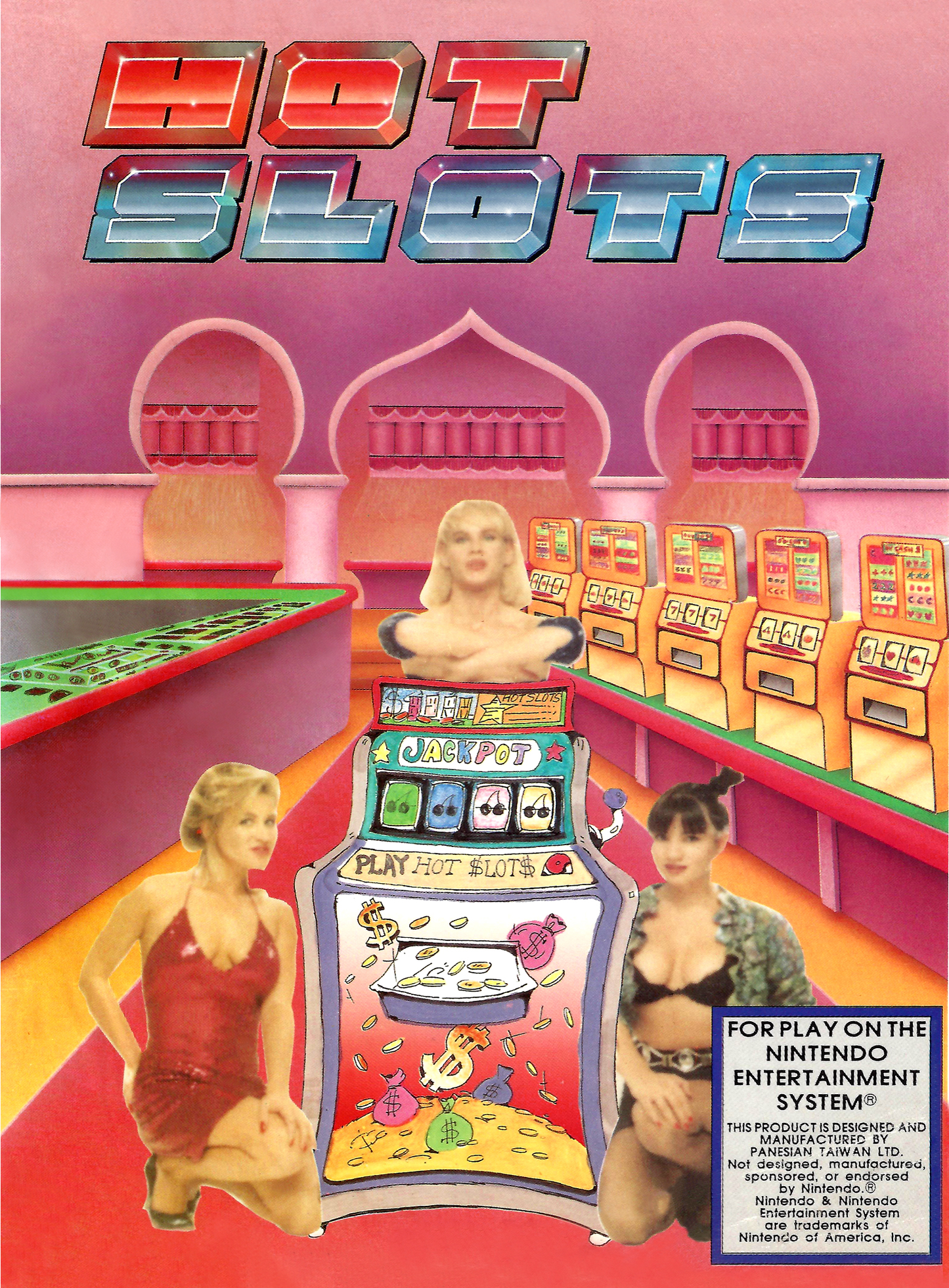 HOT SLOTS  - NES (W/BOX)