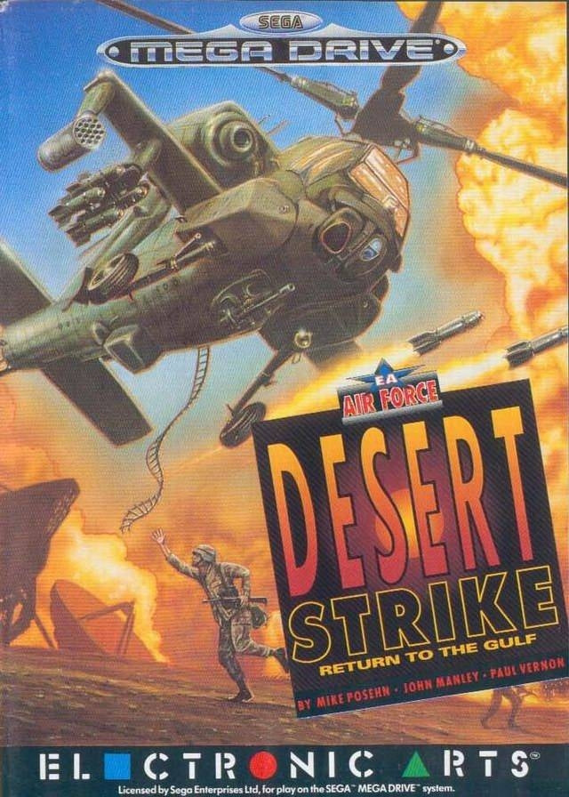 DESERT STRIKE: RETURN TO THE GULF  - SNES (W/BOX & MANUAL)